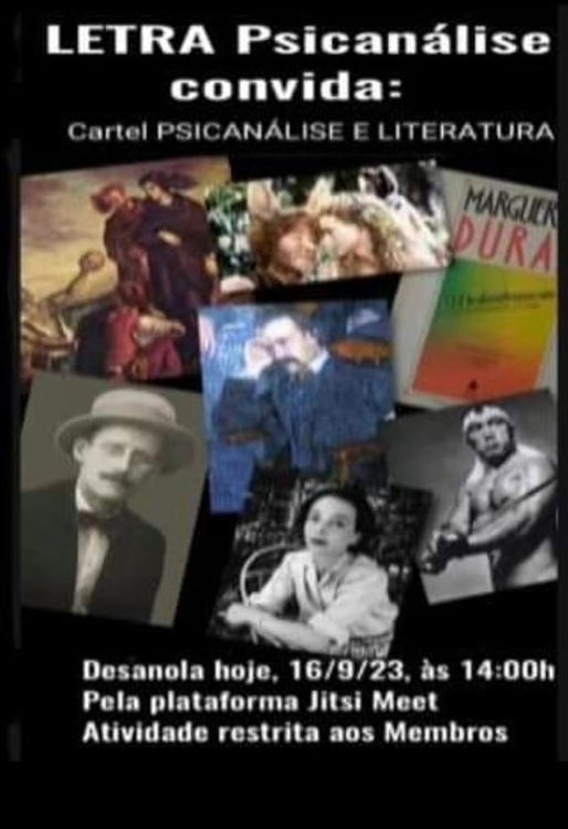 Cartel desanolado: Psicanálise e Literatura