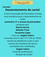  Desanolamento de Cartel - Seminário 17 - O Avesso da psicanálise