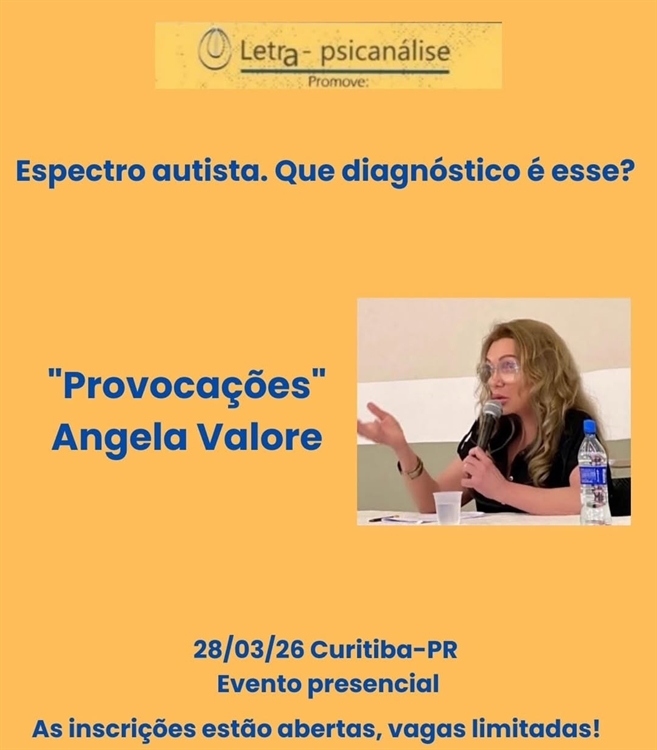  Sábado da Letra em Curitiba - "Espectro Autista. Que diagnóstico é esse?"